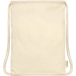 Orissa 140 g/m² organic cotton drawstring bag 5L 3