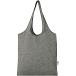 Pheebs 150 g/m² recycled cotton trendy tote bag 7L 3