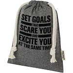 Pheebs 150 g/m² GRS recycled cotton gift bag small 0.5L 2