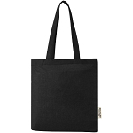 Madras 140 g/m2 GRS recycled cotton tote bag 7L 3