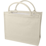 Page 500 g/m² Aware™ recycled book tote bag 1