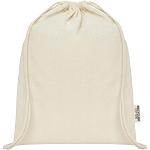 Oregon 140 g/m² GRS recycled cotton drawstring bag 2