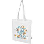 Madras Blend 140 g/m² GRS recycled cotton tote bag 7L 2