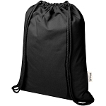 Oregon Blend 140 g/m² GRS recycled drawstring bag 5L 1