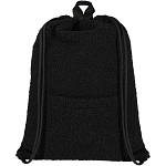 Bear GRS recycled sherpa drawstring backpack 9L 3
