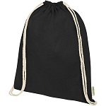 Odisha 140 g/m² OCS organic drawstring bag 5L 1
