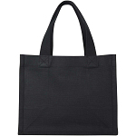 Odessa 220 g/m² GRS recycled cotton mini gusset tote bag 9L 4
