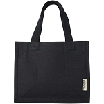 Odessa 220 g/m² GRS recycled cotton mini gusset tote bag 9L 3