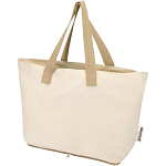 Sierra 140 g/m² GRS recycled foldable cotton tote bag 7L 1