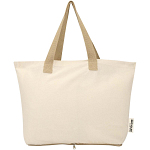 Sierra 140 g/m² GRS recycled foldable cotton tote bag 7L 3