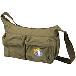Calli 13 GRS recycled nylon laptop messenger bag 2