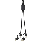 Connect 6-in-1 RCS recycled aluminium 45W quick charge & data transfer cable 3