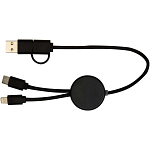 Citala 5-in-1 cablu de sincronizare date și încărcare rapidă 27W din plastic reciclat de 30 cm 4