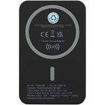 Acrab 10.000 mAh 15W magnetic wireless power bank with 20W PD - made from recycled plastic 4