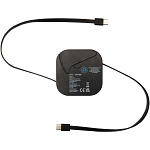 Gloas 5-in-1 recycled retractable data sync and 100W fast charge cable with smartphone tool kit 4
