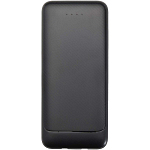 Adhil 10.000 mAh 10W recycled plastic power bank with 2 built-in cables 2
