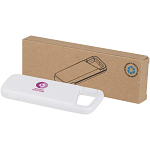 Alkes 5000 mAh 12W recycled plastic water resistant power bank with carabiner 2