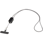 Anser recycled plastic smartphone lanyard with 27W 5-in-1 built-in cable 3