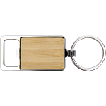 Snapper bamboo keychain with bottle opener 3
