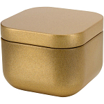 Tindra square tin candle with vanilla aroma 1