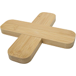 Croc bamboo trivet - large 1