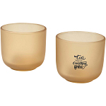 Male 200 ml glass cups - set of 2 2