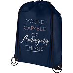 Evergreen GRS recycled non-woven drawstring bag 5L 2