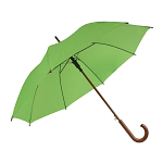 Automatic umbrella with wood shaft, ferrule and handle 1