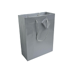 157 g/m2 laminated paper shopping bag with gusset and bottom reinforcement, string handles 1