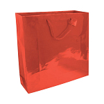 157 g/m2 laminated paper shopping bag with gusset and bottom reinforcement, string handles 1