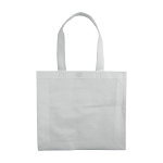 Heat-sealed 80 g/m2 non-woven fabric shopping bag with gusset and long handles 2