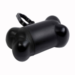 PP bone-shaped dog waste bag dispenser (15 bags included) with snap hook 4