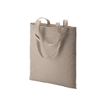 150 g/m2 recycled cotton shopping bag, melange effect, long handles 1