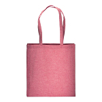 150 g/m2 recycled cotton shopping bag, melange effect, long handles and gusset 2
