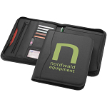 Ebony A4 zippered portfolio 2