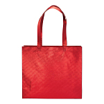 Laminated non woven thermowelded shopping bag, long handles and gusset 2