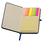 DIN A6 notebook with stickynot 3