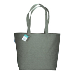 190 g/m2 recycled cotton shopping bag with long handles and gusset 2