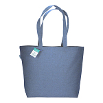 190 g/m2 recycled cotton shopping bag with long handles and gusset 2