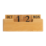 Calendar perpetuu din bambus 3