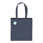 190 g/m2 recycled cotton shopping bag, long handles and gusset 2