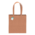 190 g/m2 recycled cotton shopping bag, long handles and gusset 2
