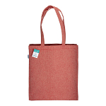280g/m2 recycled cotton shopping bag, long handles and gussets 2