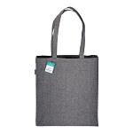 280g/m2 recycled cotton shopping bag, long handles and gussets 2