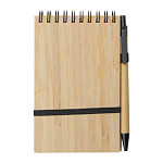 Bloc notes cu coperta din bambus A6 3