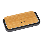 Incarcator wireless din bambus 1