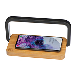 Incarcator wireless din bambus 2