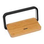 Incarcator wireless din bambus 3