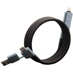 SCX.design C52 100W 4-in-1 rPET magnetic ultra fast charging cable 1