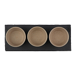 Small bowls set with board 3